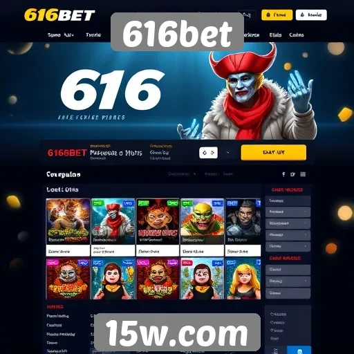 Interface do usuário do 616bet é intuitiva